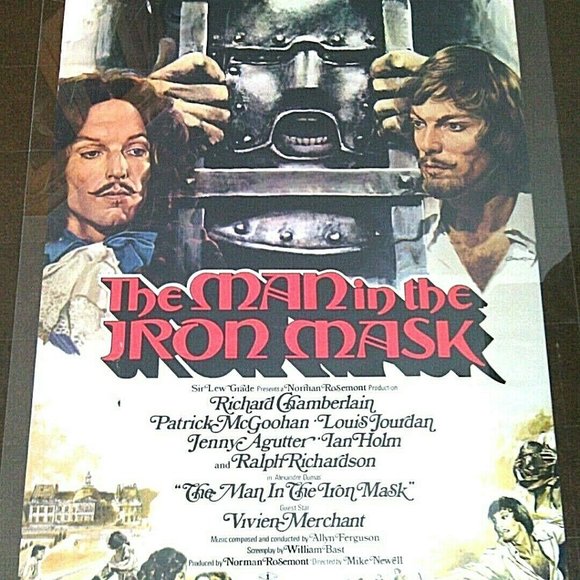 The Man in the Iron Mask Movie Poster Original Film Richard Chamberlain 1977 TV - Picture 15 of 16